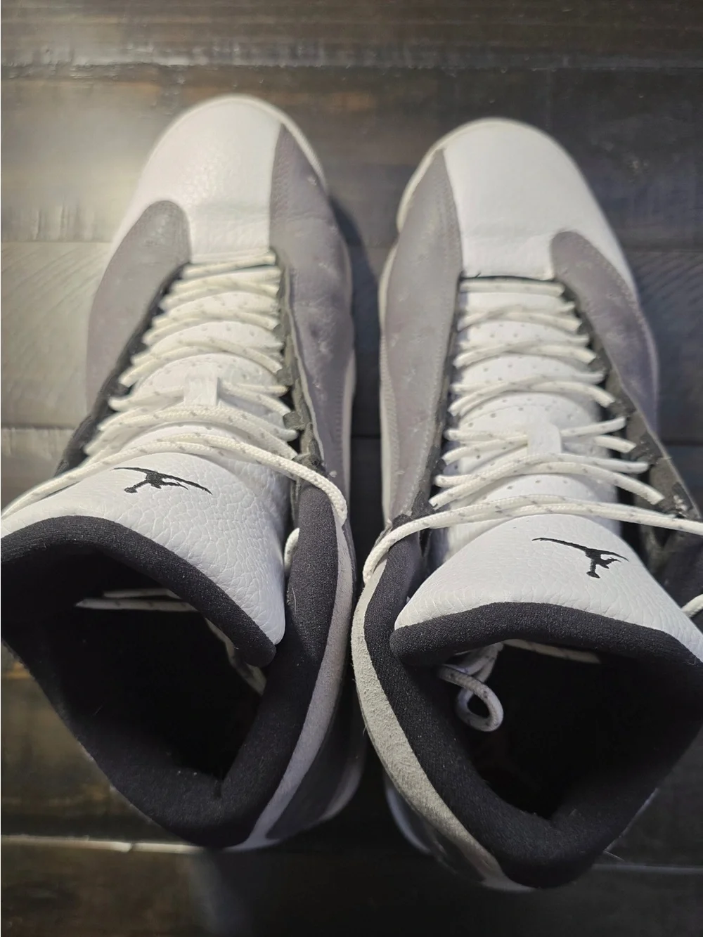 Nike Air Jordan 13 Retro - Gray and White Men's Sneakers